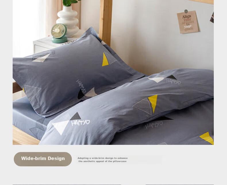Hengyuanxiang Antibacterial Pure Cotton Pillowcase, 100% Cotton Pillow Cover, Single Pack, for Home Use, All Seasons, Pillow Case, Skin Pillow, Large Size 8