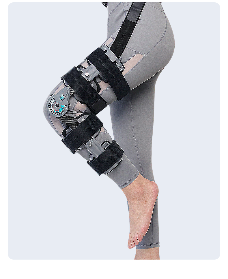 麦德威medwe可调节膝关节固定支具轻便碳纤固定护膝支架十字交叉韧带