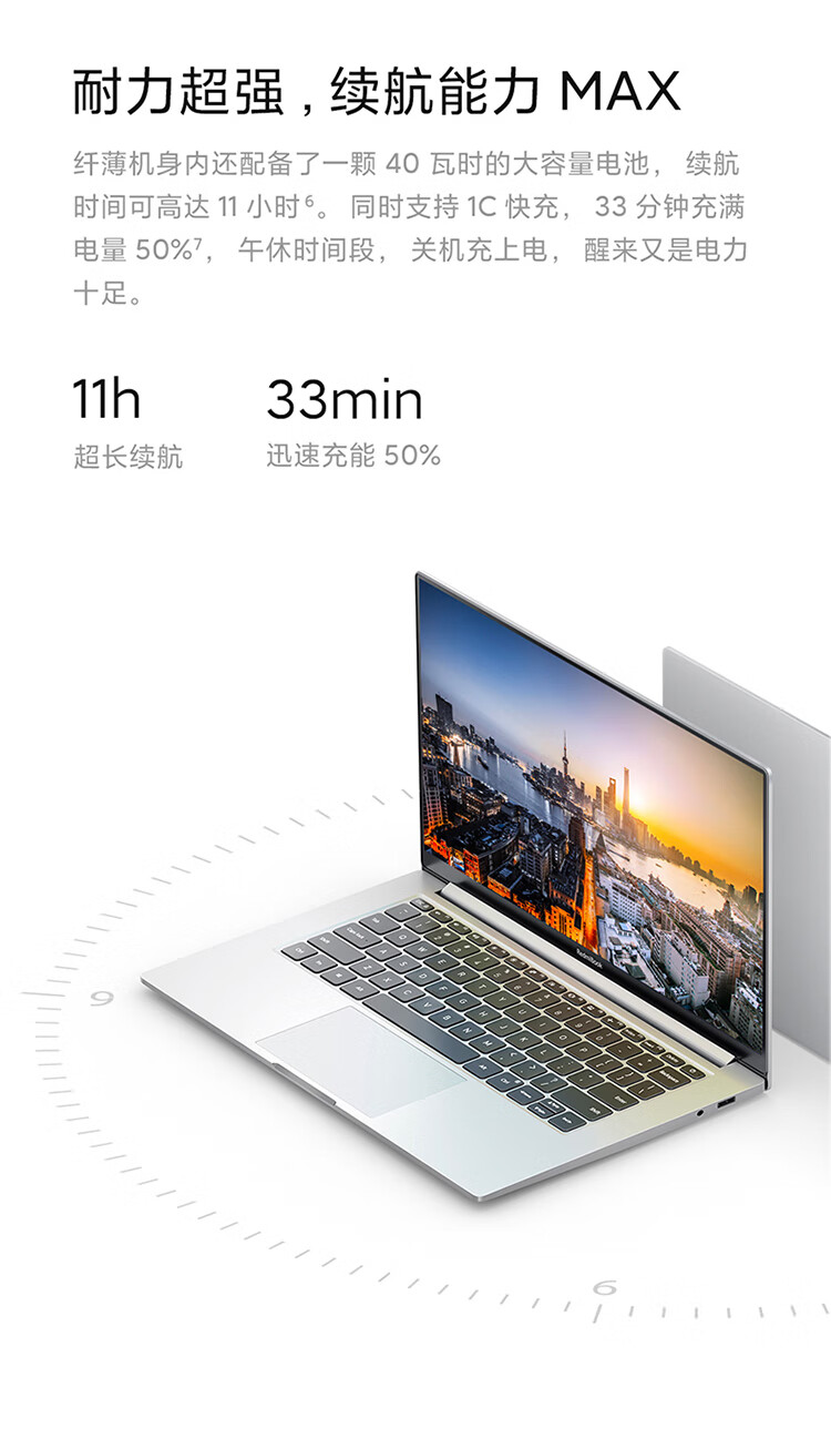 redmibook 14 二代 锐龙版 超轻薄 全面屏(6核r5-4500u 16g 512g ssd)