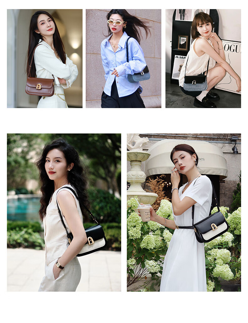 La Festin Women's Handbag, A-Line Design, Versatile Shoulder Crossbody Bag, Light Luxury Commuter Underarm Bag, Birthday Gift for Wome 7