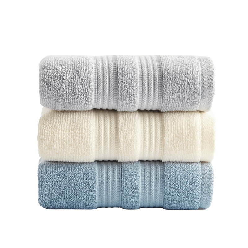 JD Original 90g Pure Cotton Towel, 10A Antibacterial And Mite-Removing, Class A All-Cotton Thickened Quick-Drying Men's Face Towel, 3 Pieces
