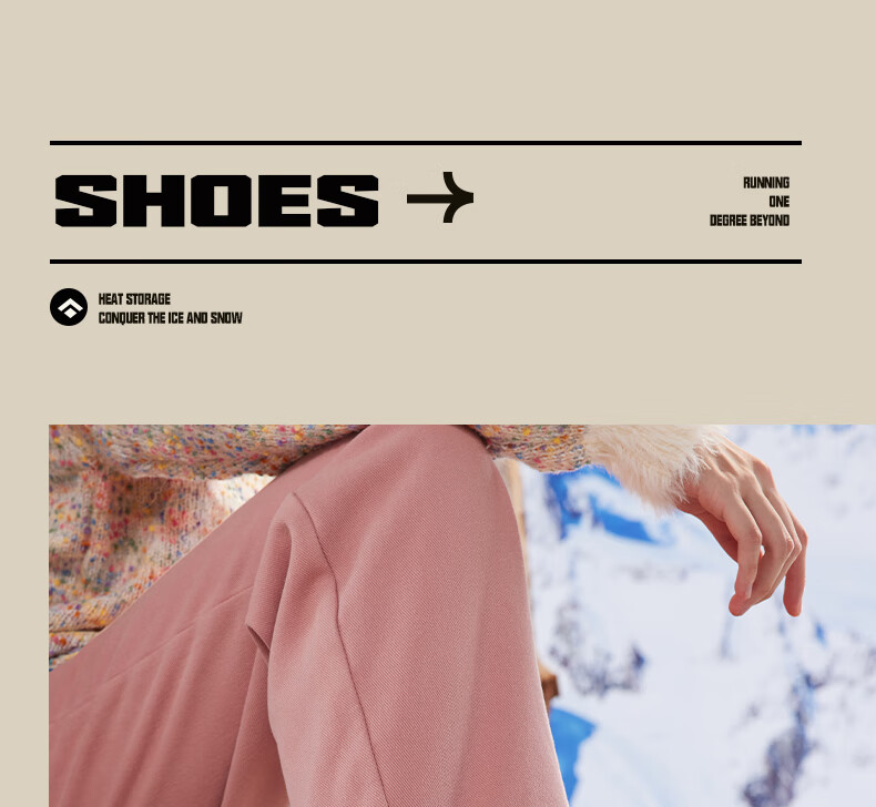 361° Women's Sports Shoes, Autumn And Winter High-Top Warm Fleece-Lined Heightening Casual Sneakers, Style 682146606A-1 25