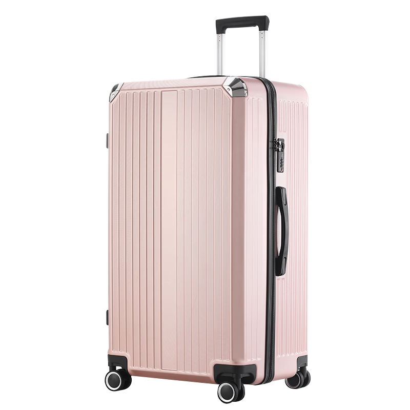 Vantiiear Luggage, Men's 32-Inch Large Capacity Suitcase, Trolley Case, Big Size Women's Travel Case, Password Lock Suitcase, Rose Gold