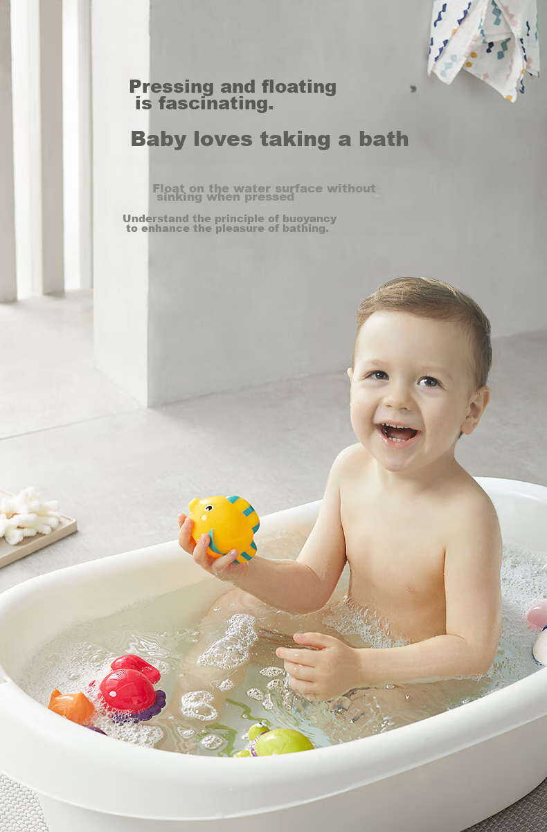 Babycare Children's Bath Toys, Baby Swimming Toys, Water Play Toys, Baby Shower Toys, Shower Head, Indoor Water Play Toys, 8-Piece Set 2