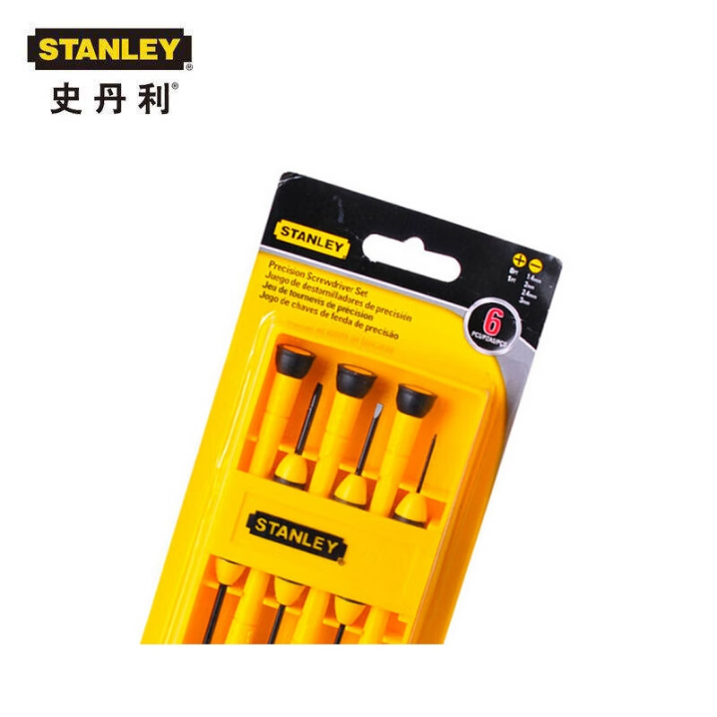 STANLEY 6-Piece Precision Screwdriver Set 66-052-1-23C; 1 Set
