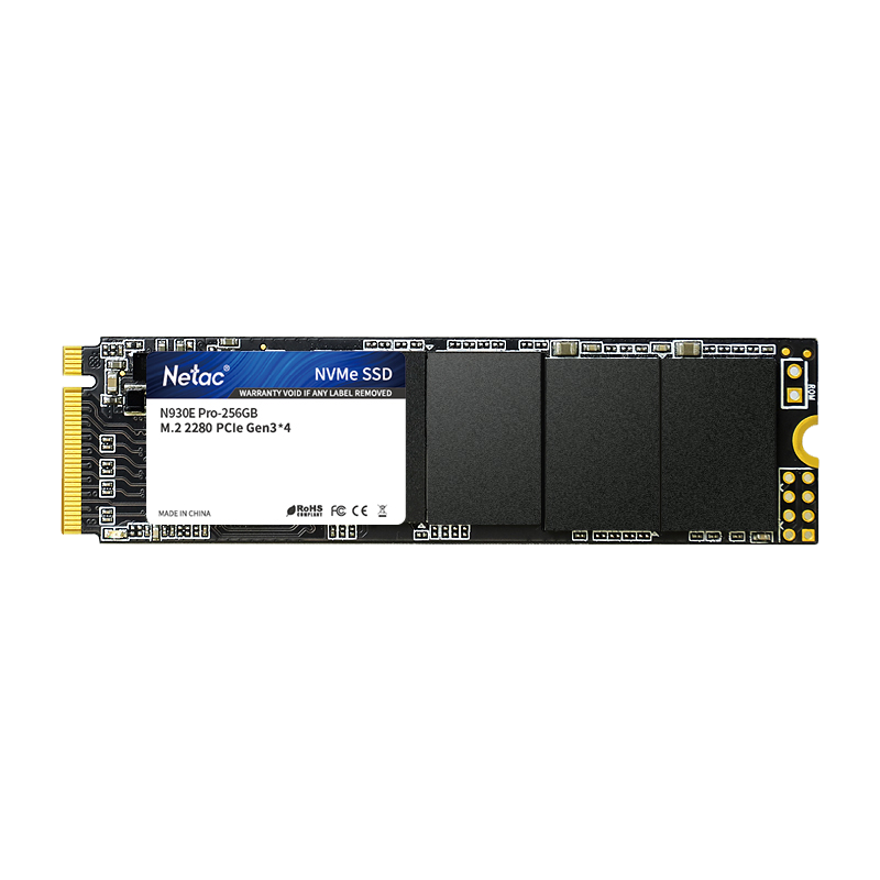 Netac 256GB SSD Solid State Drive M.2 Interface (NVMe Protocol) N930E PRO Jueying Series Gaming Extreme Edition / 1871MB/s Read Speed