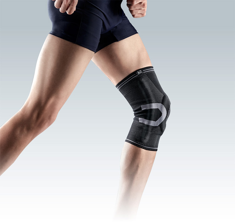 LP Sports Knee Brace with Double Spring Support for Basketball, Badminton, Running, Outdoor Protection Equipment Jingrui 170xt Black S 9