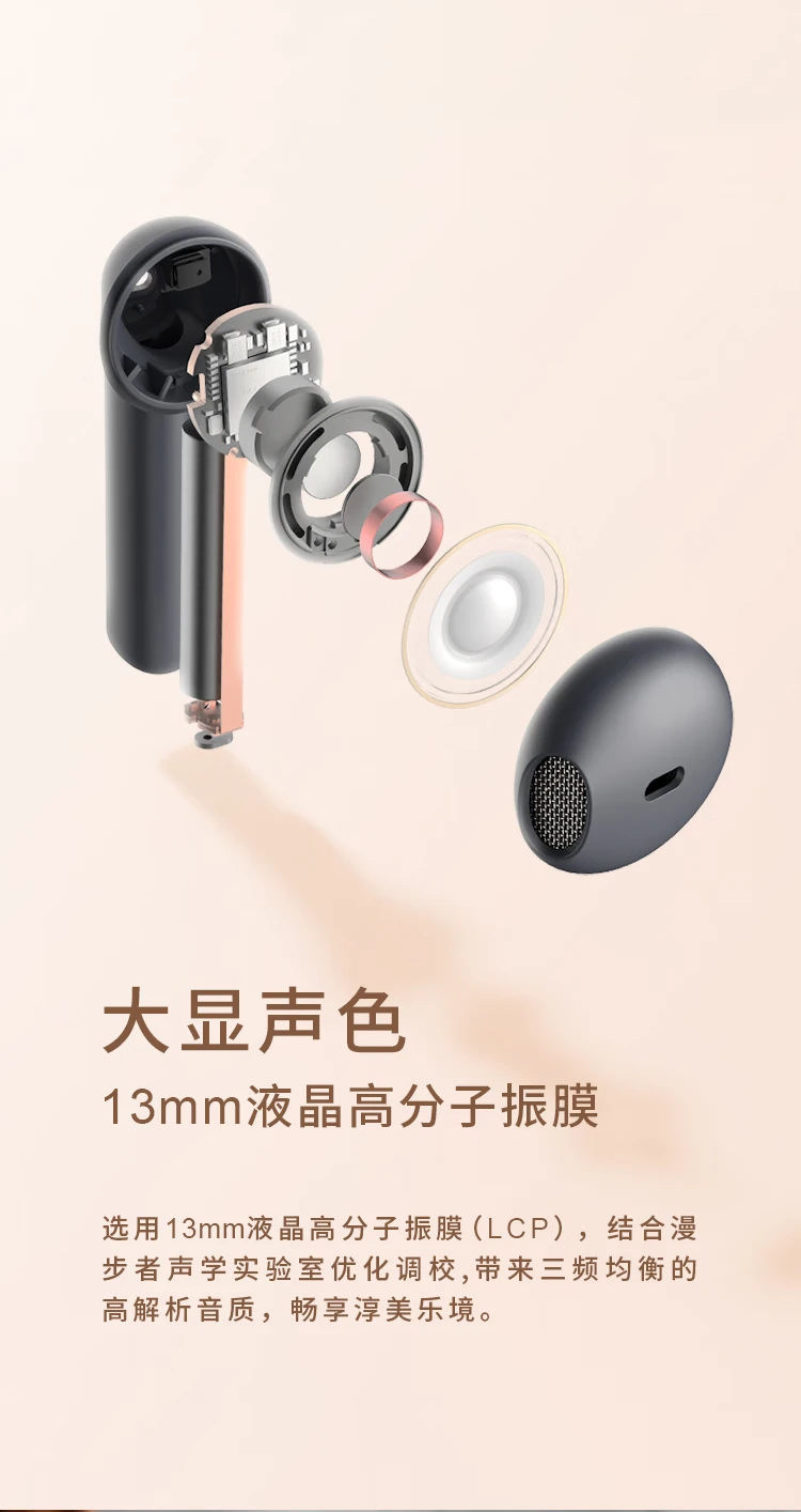 Edifier EDIFIER LolliPods Plus true wireless bluetooth headset semi-in-phone universal Apple Android mobile phone loli pods Valentine's Day gift cloud white Edifier EDIFIER LolliPods Plus true wireless bluetooth headset semi-in-phone universal Apple Android mobile phone loli pods Valentine's Day gift cloud white