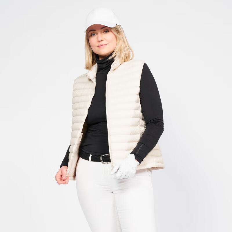 DECATHLON Warm Cotton Vest Sleeveless Lightweight Jacket Versatile Golf Sports Vest Purple M-4945432 4