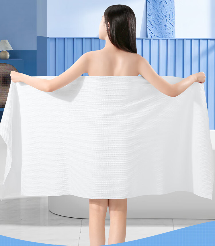 BIAZE Disposable Bath Towel, Extra Large And Thick Cotton Soft Bath Towel with Pearl Pattern, 70*140cm, for Hotel, Business Trip, Travel, 1 Piece Per Pack 13