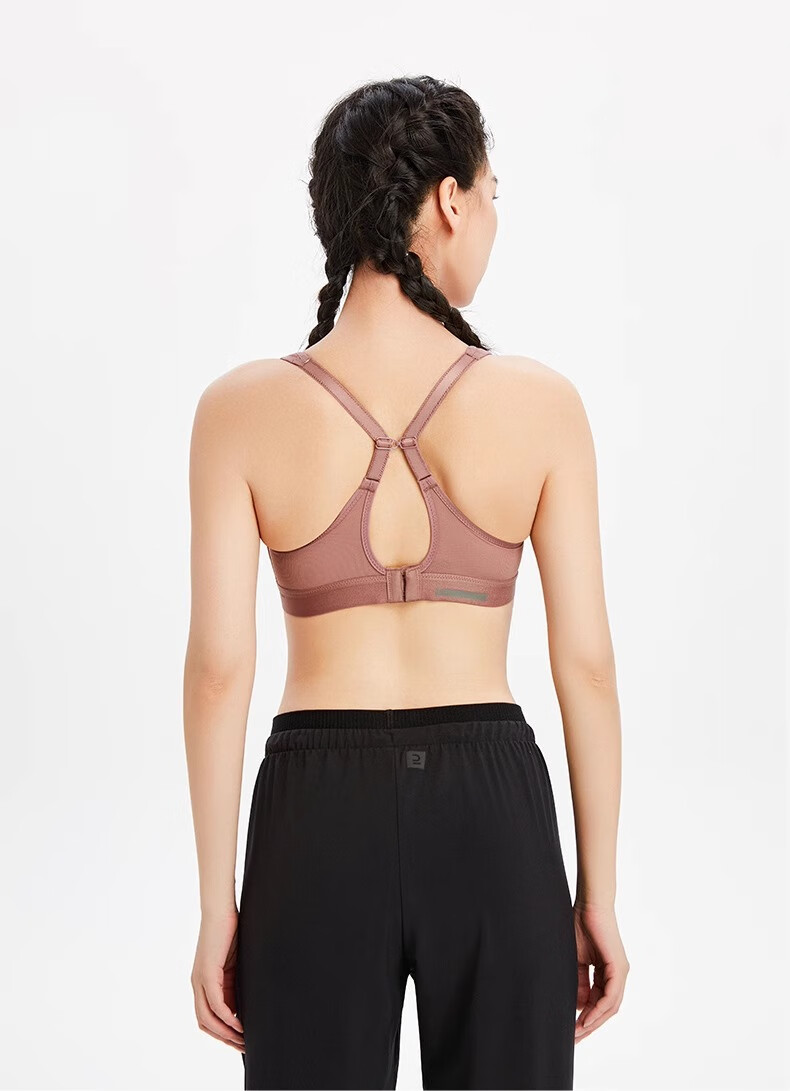 DECATHLON Women's Sports Bra for Running, Shock-Absorbing, Push-Up, Fitness RUNW-4116380M (C-D Cup) 12