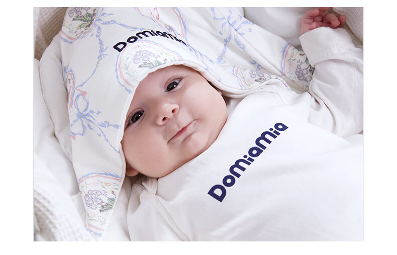 DOMIAMIA Baby Swaddle Blanket, Autumn And Winter Newborn Wrap, Anti-Startle Swaddling Cloth, Infant Small Blanket, Plush Swaddle Wrap, Single Blanket 30