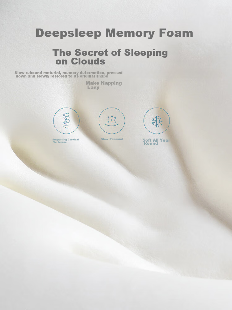 AVIVI Nap Pillow, Student Prone Sleeping Pillow, Office Nap Aid, Small Pillow, Lumbar Support Cushion, Children's Hugging Pillow, Ice Silk Style, Light Gray 2