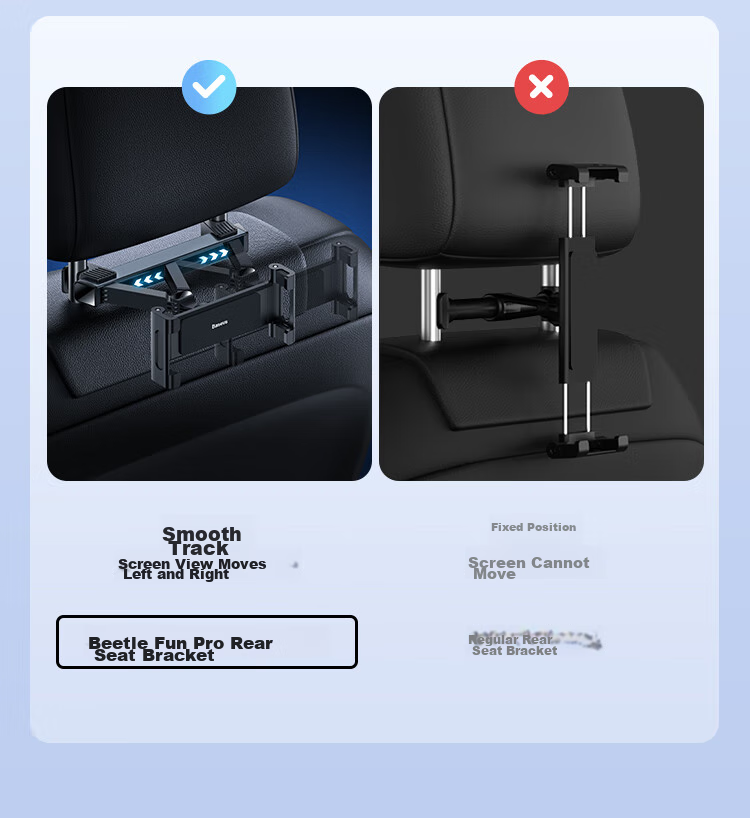 BASEUS Car Tablet Holder, IPad And Phone Mount for Rear Seats, Suitable for Online Car Rentals, New Model for Spring Festival Travel in 2026 3