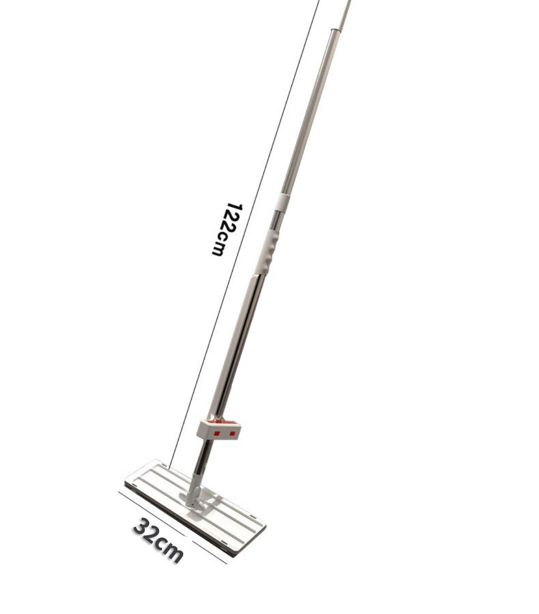 Youjialiangpin Flat Mop, 60CM Handle Length, 156CM Total Length, 3 Cloths Included, Household Use, No Hand Washing Required, Lazy Person's All-In Mop, Office And Commercial Cleaning Tool 10