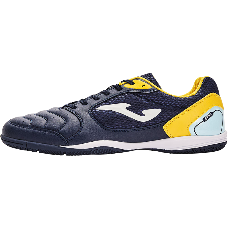 JOMA Adult Soccer Shoes for Men, Molded Studs, Five-A Indoor Field IN Flat-Bottomed Football Training Shoes, Navy Blue, Size 45