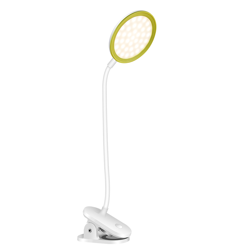 Midea LED Clip-On Desk Lamp for Children's Bedroom, Bedside, Dormitory, Study Desk, Student Learning, Rechargeable Home Small Table Lamp