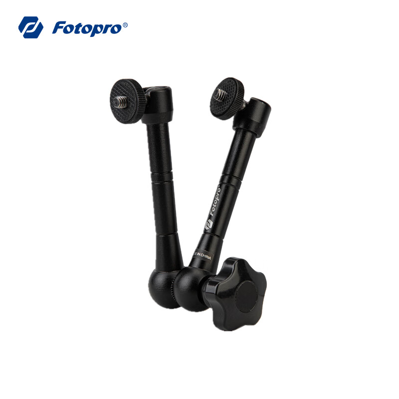 Fotopro, 11-Inch Universal Magic Arm Tripod Head, Camera And Smartphone Adapter Swivel Arm Stand