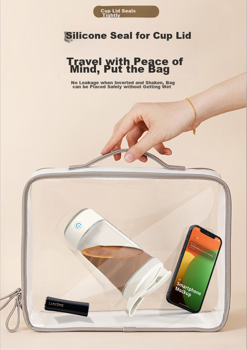 TEOTM Shaker Cup, Automatic Shaker Cup, Electric Shaker Cup, Rechargeable Magnetic Shaker Cup for Coffee Beans And Milk Powder 9