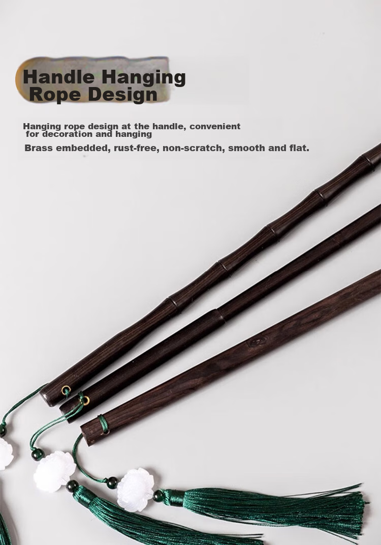 Baoshi Purple Sandalwood Back Scratcher, Self-Back Massage Tool for Elderly, No Need to Ask Others for Help 6