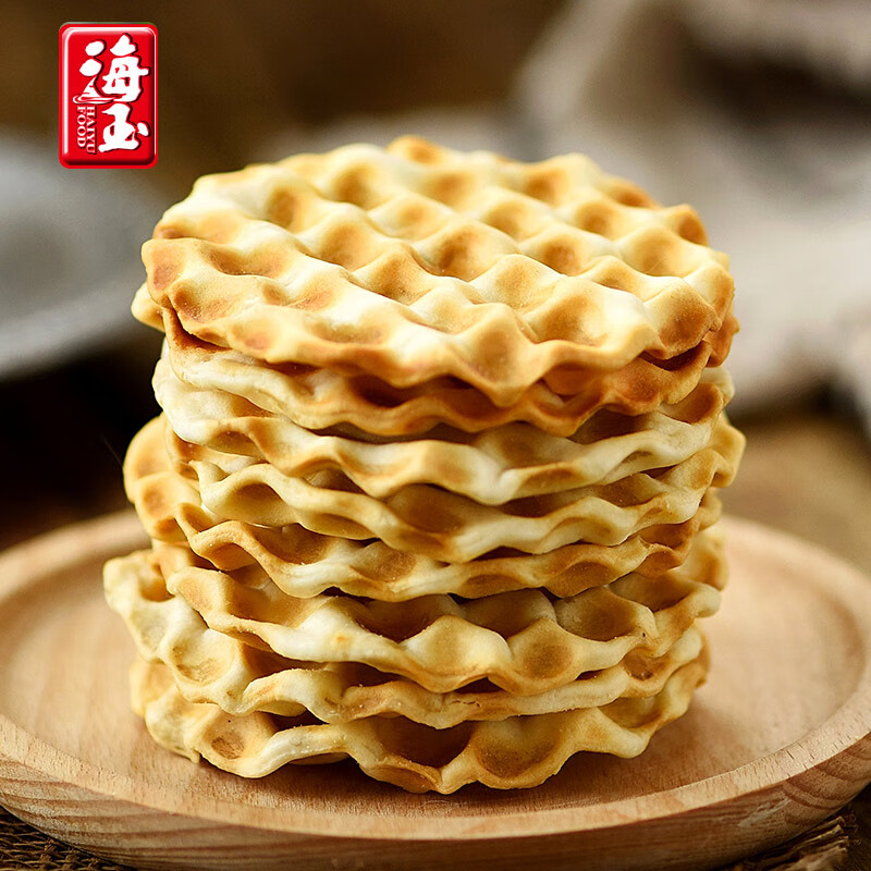 秦之恋×海玉石头饼原味800g/箱 非油炸饼干陕西山西特产孕妇粗粮石子馍