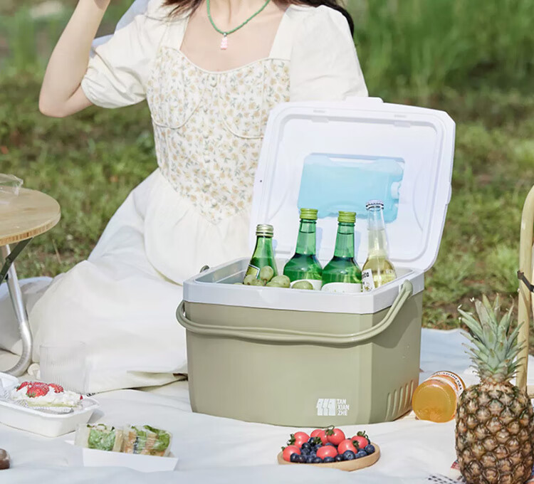 TAN XIAN ZHE Insulated Cooler Box, Outdoor Camping Large Capacity Refrigerator, Commercial Use for Street Vendors, Cold Storage Box, Car Ice Bucket 2