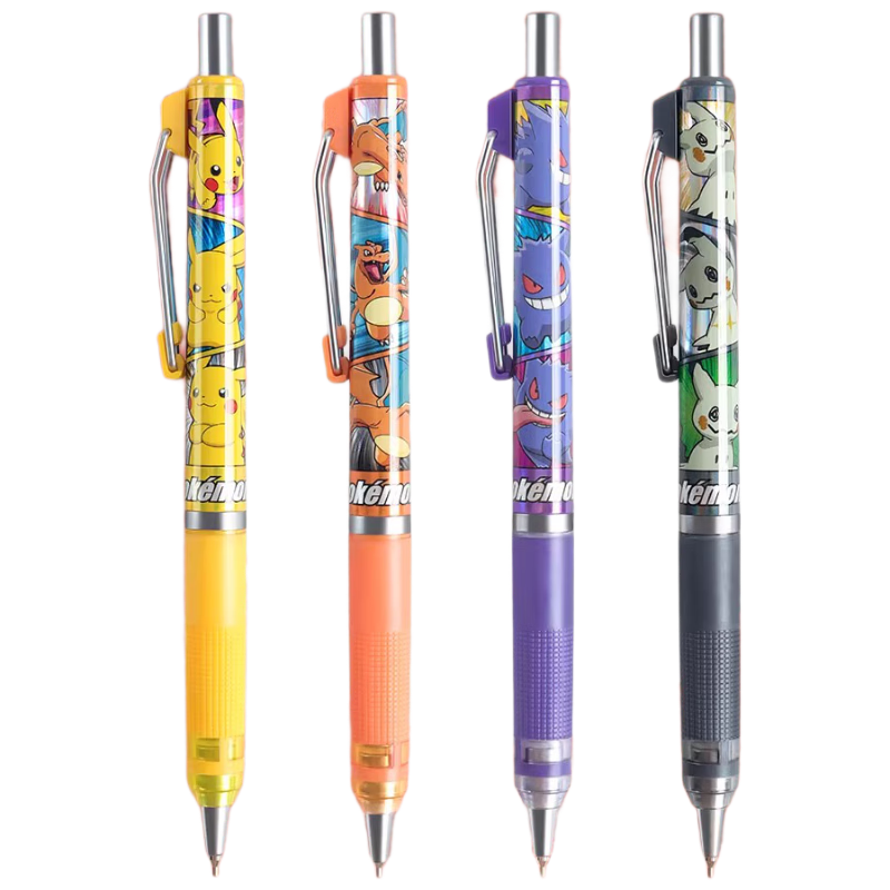 M&G Stationery Mechanical Pencil Pokémon 0.7mm Single Random Color Low Center of Gravity Anti-Break Lead Stable Mechanical Pencil Student Back-to-School Writing QMPJ6918