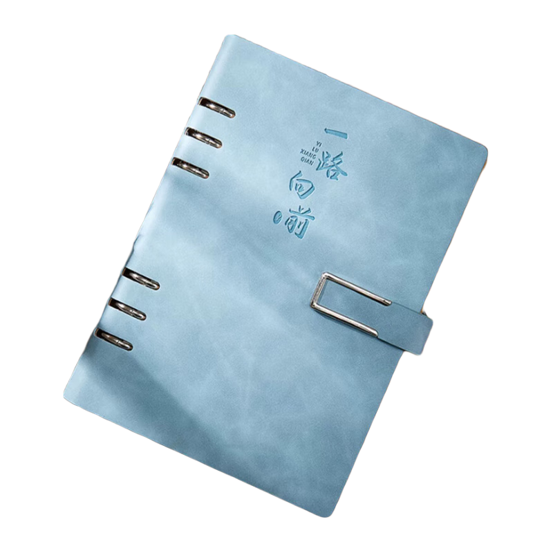 TENGXIONG Loose-Leaf Notebook, Simple And Stylish U-Shaped Clasp Journal, Detachable Thickened Record Book, Business Gift Box Set, Practical Gift with Customizable Logo