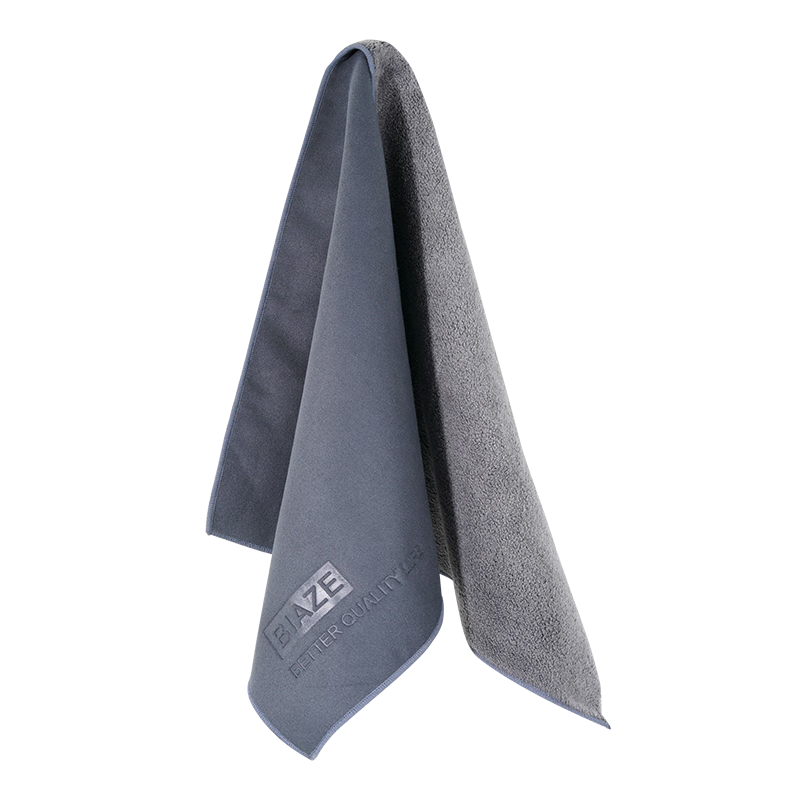 BIAZE Car Wash Towel, Specialized Cleaning Cloth for Cars, Suede Microfiber Towel, Absorbent And Streak-Free, Large And Small Sizes, Pack of 3