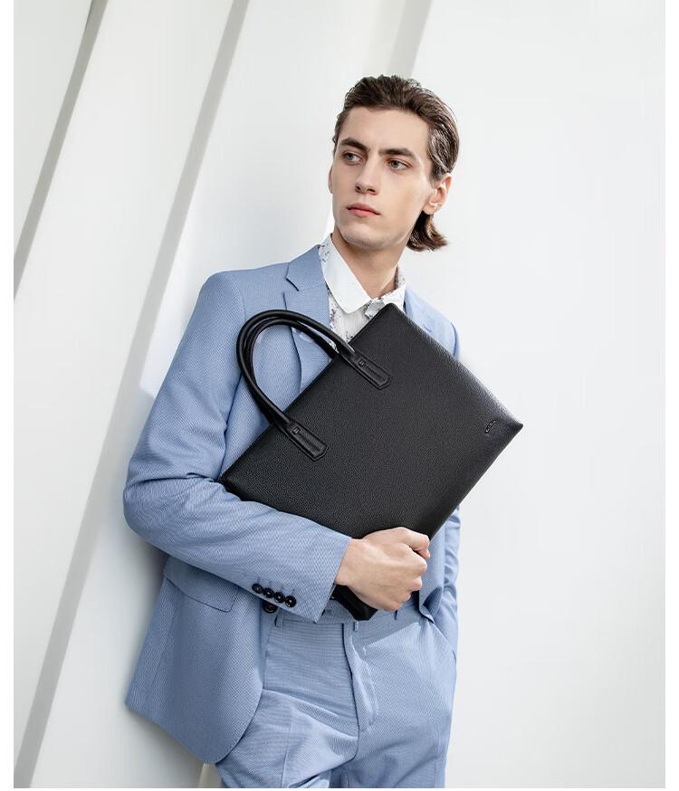 Goldlion Business Briefcase, Handbag, Fashionable Men's Bag, Large Capacity Laptop Bag, Birthday Gift 4