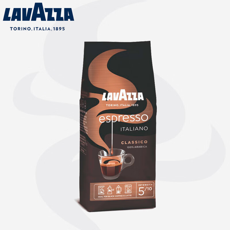 拉瓦萨（LAVAZZA）意大利进口Lavazza拉瓦萨 意式浓缩咖啡豆250g