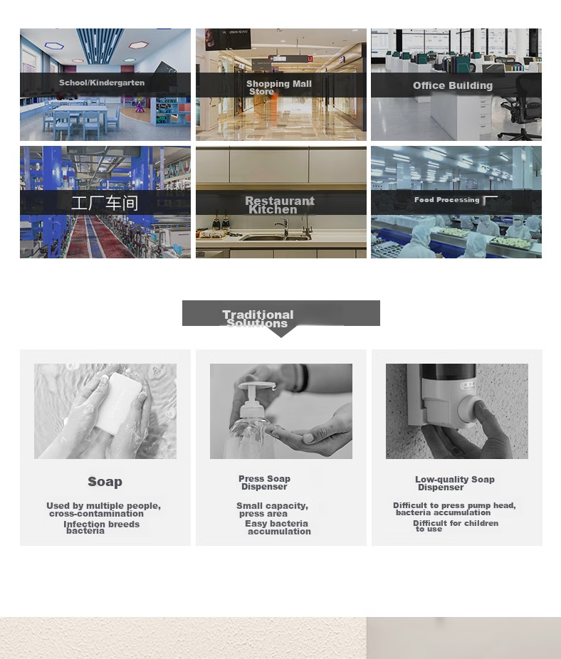 Interhasa! B3000 Automatic Sensor Hand Sanitizer Wall-Mounted Disinfection Machine Hand Alcohol Sprayer Hand Sanitizer 3