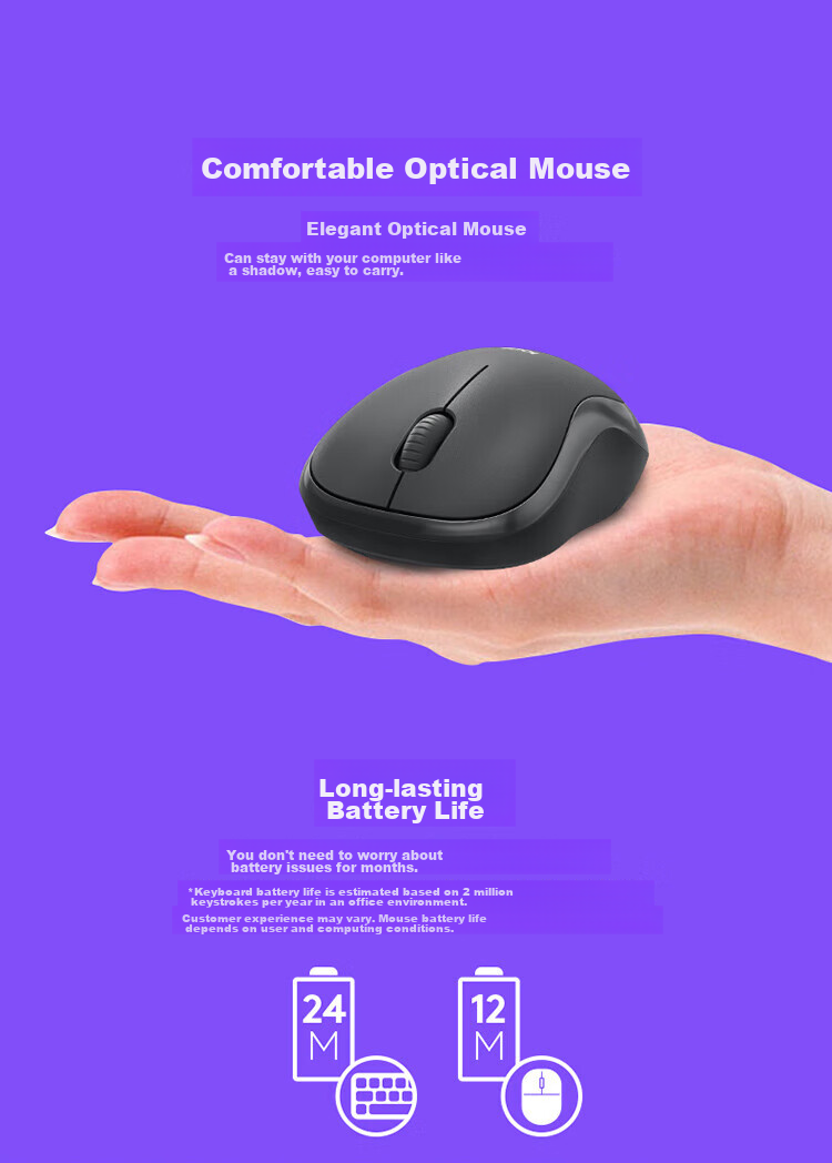 Logitech MK620 Commercial Wired Keyboard And Mouse Set, Quiet Keyboard, Office Mouse And Keyboard, Full-Size Design, Type-C Cable, 2-Year Warranty 10