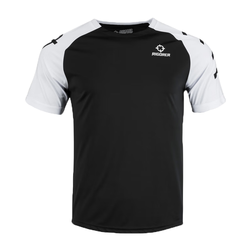 RIGORER Short-Sleeve T-Shirt, Summer Comfortable Casual Simple Sports Sweat-Wicking Breathable Running Top