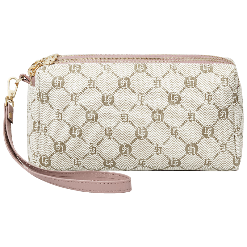 GOLF Handbag, Women's Purse, Large Capacity, Double-Layer Clutch, Long Coin Purse, Card Holder, Phone Pouch, Fashionable Bag
