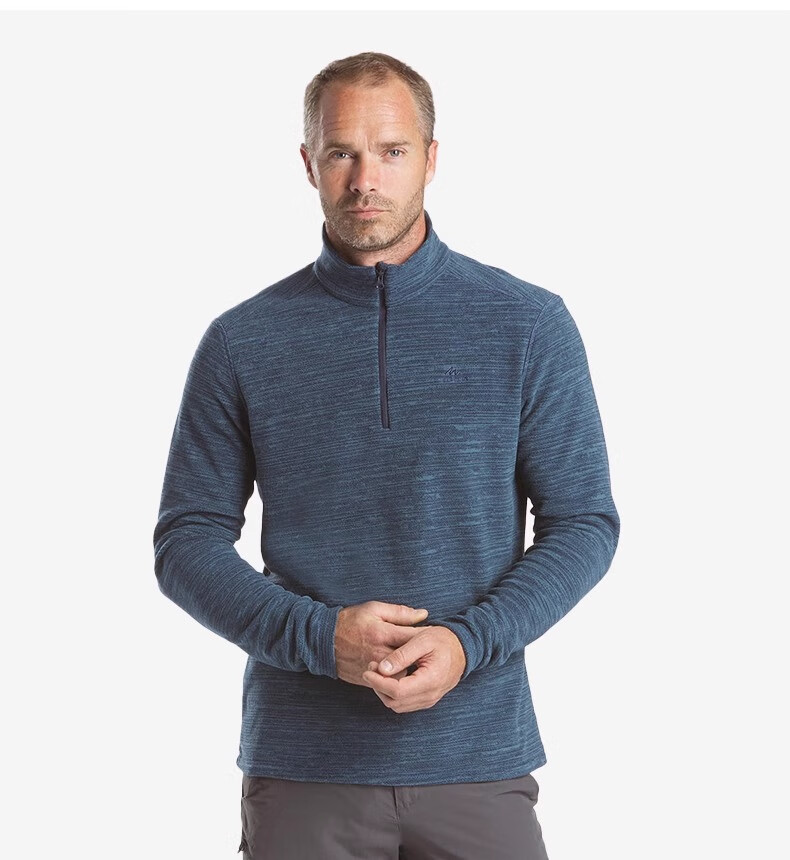 DECATHLON Thermal Fleece Jacket, Outdoor Fleece Vest, Men's Loose-Fitting Pullover, Fleece Inner Liner for Outdoor Jacket - 4100964 14