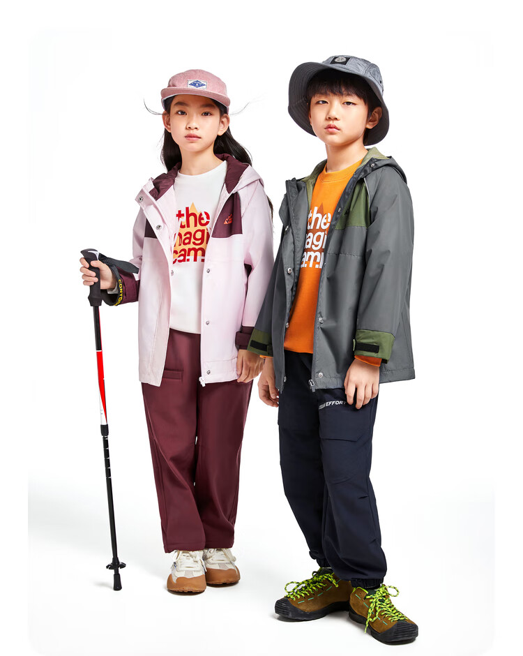 Annil Children's Clothing, Boys And Girls Windbreaker Jacket, 2024 Autumn New Style, Energetic Pink, Size 140 7