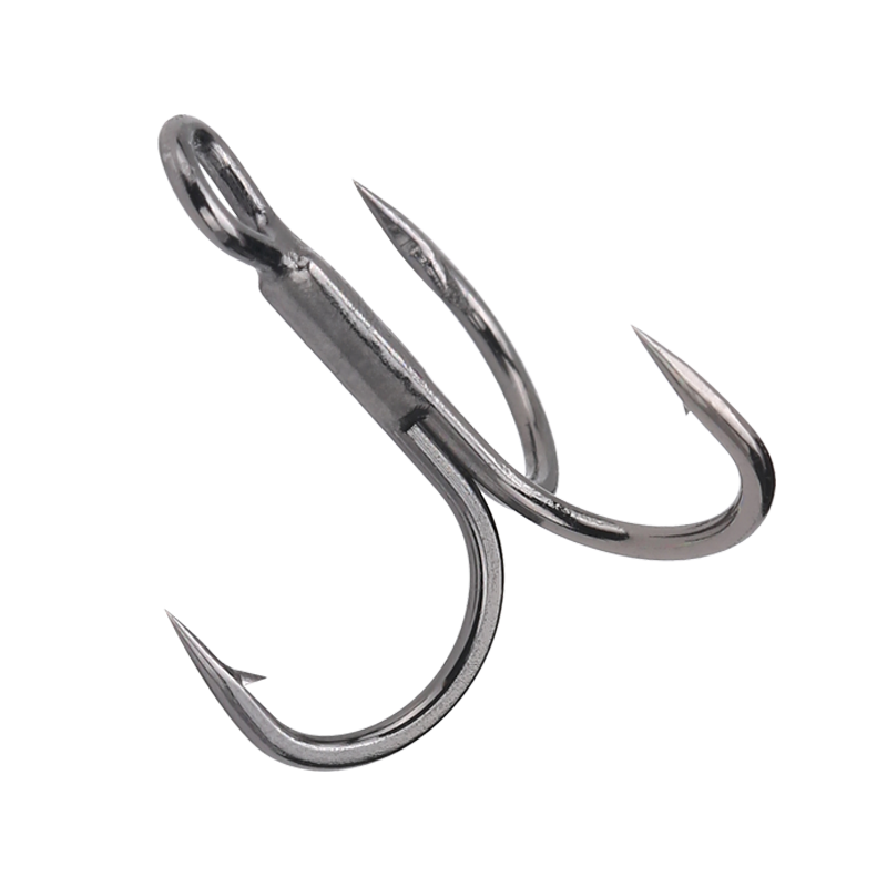 Erciyuan Fishing Hook, High Carbon Triple Hook Blood Slat Lure Hook, Triple Claw Anchor Fish Hook, Triple Hook Size 10#