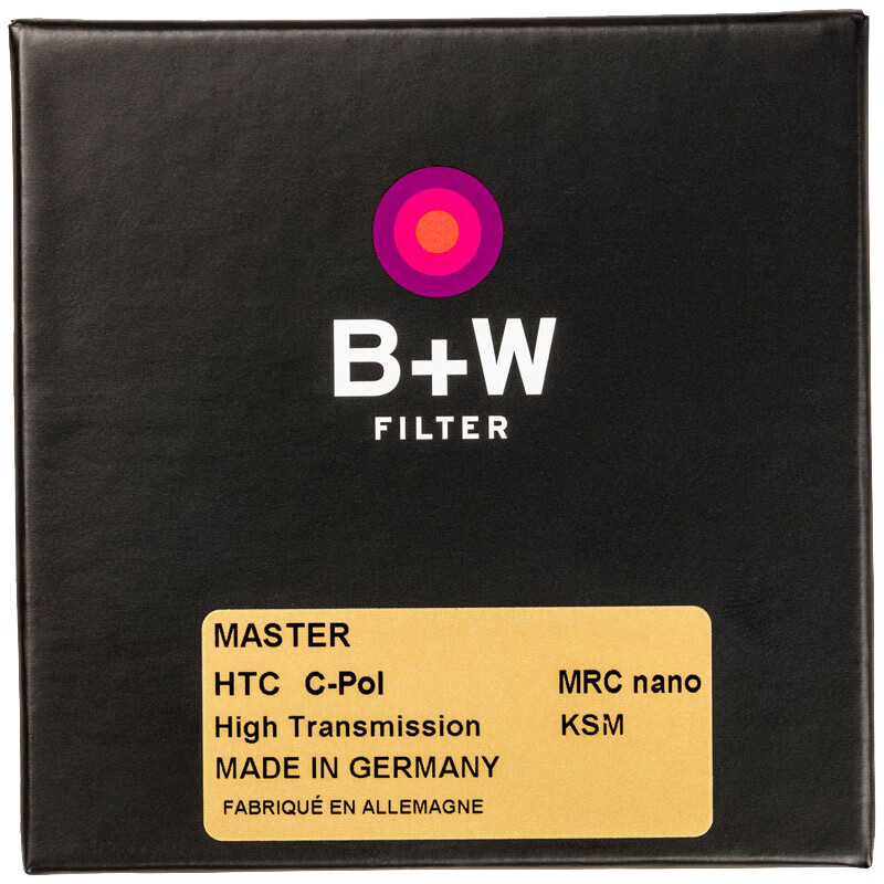 B+W Phase Shift Filter, 82MM Master Cpl MRC Nano MASTER (Ultra-Thin Nano Cpl)
