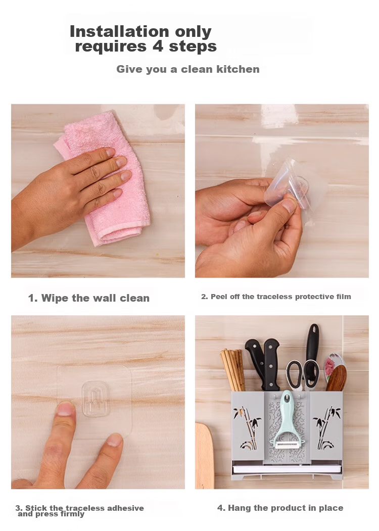 Ourunzhe Portable Chopstick Holder, Household Utensil Dustproof Draining Chopstick Container, Restaurant Chopsticks And Spoons Multi-Functional Storage Box 9