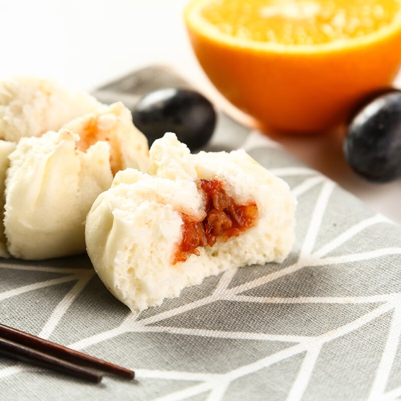 避风塘叉烧包840g24只速冻包子面食早茶儿童早餐面点