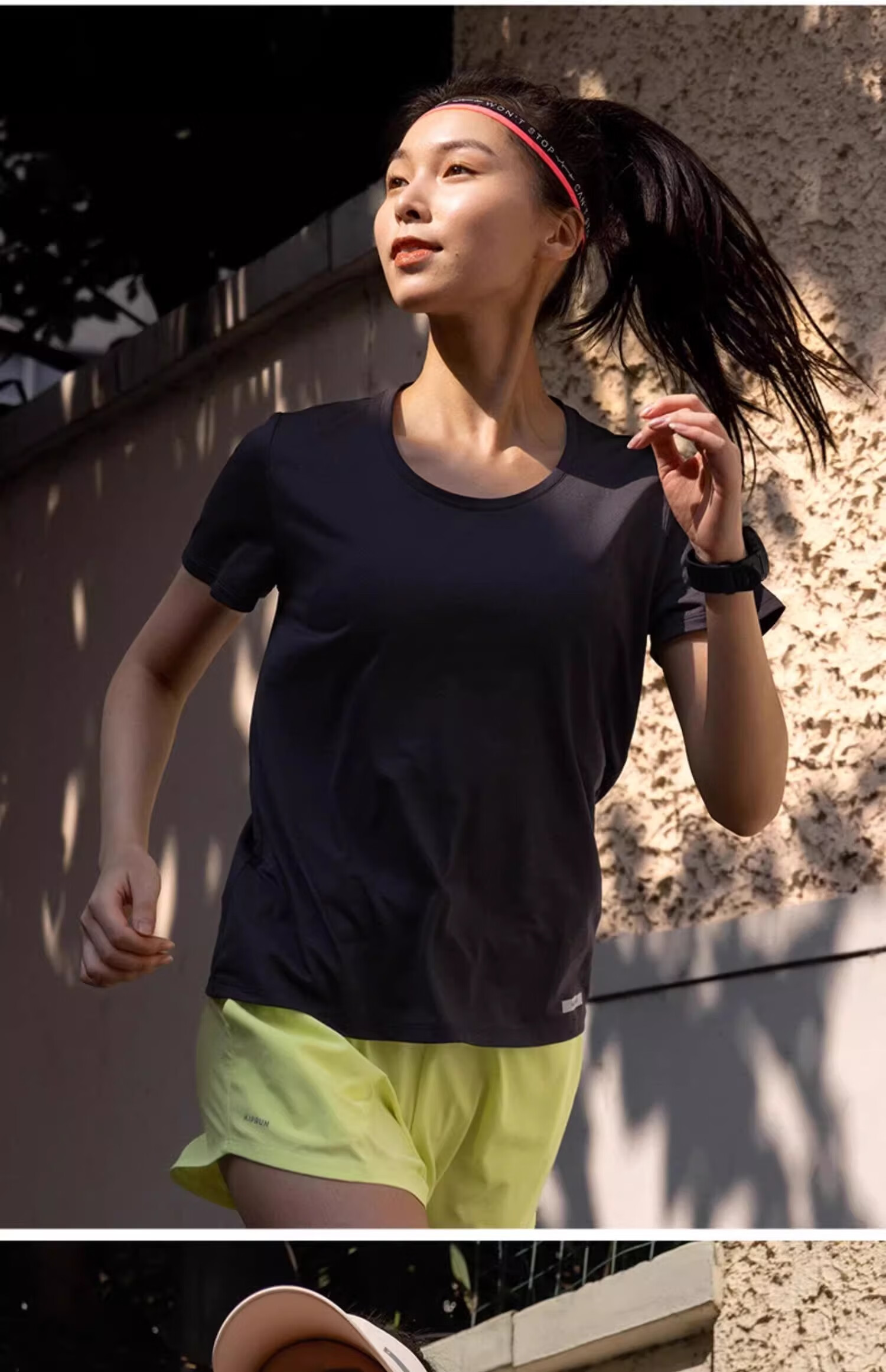 DECATHLON Women's Summer Breathable Quick-Dry Sports Running Top, Fitness Short-Sleeve T-Shirt, Pink, 2XL-4925289 9