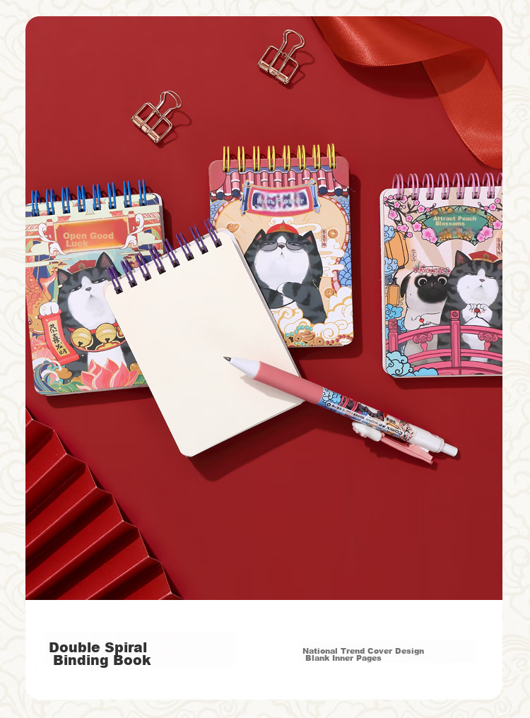 COMIX Dog and Snake Stationery Gift Bag Stationery Blind Box Set Kids Middle and High School Student Souvenir Back to School/Graduation Gift Lucky Bag Set Gift Box YGCS0223 5