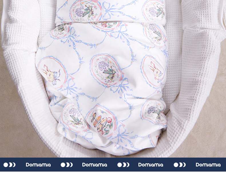 DOMIAMIA Baby Swaddle Blanket, Autumn And Winter Newborn Wrap, Anti-Startle Swaddling Cloth, Infant Small Blanket, Plush Swaddle Wrap, Single Blanket 2
