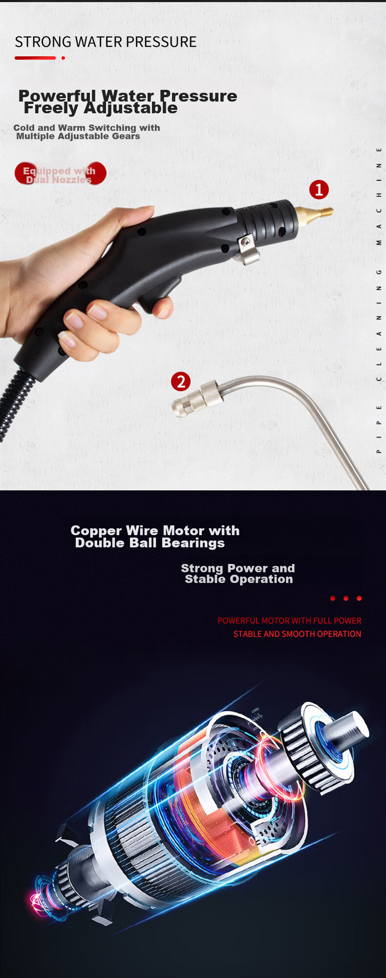 TURBOVOLT Commercial High-Temperature High-Pressure Steam Cleaner Multifunctional Household Air Conditioner Steam High-Pressure Cleaning and Washing Machine 2