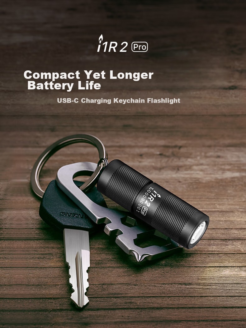 OLIGHT iUltra Mini Flashlight Portable USB Rechargeable Keychain Magnetic Small Emergency Light 1