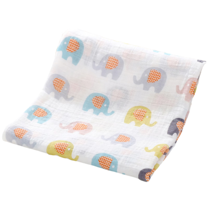 9I9 Baby Swaddle, Summer Thin Gauze Pure Cotton Swaddling Cloth, Newborn Hospital Wrap, Single Blanket, 120*110cm