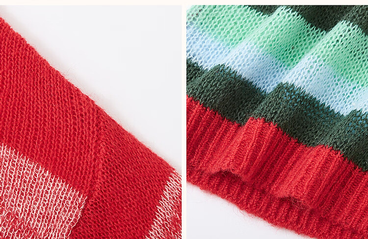 DME "Dindar Art Gradient" Spring and Autumn Light Luxury Merino Wool Sweater Hidden Meat Petite Knitted Top Women's Top 5