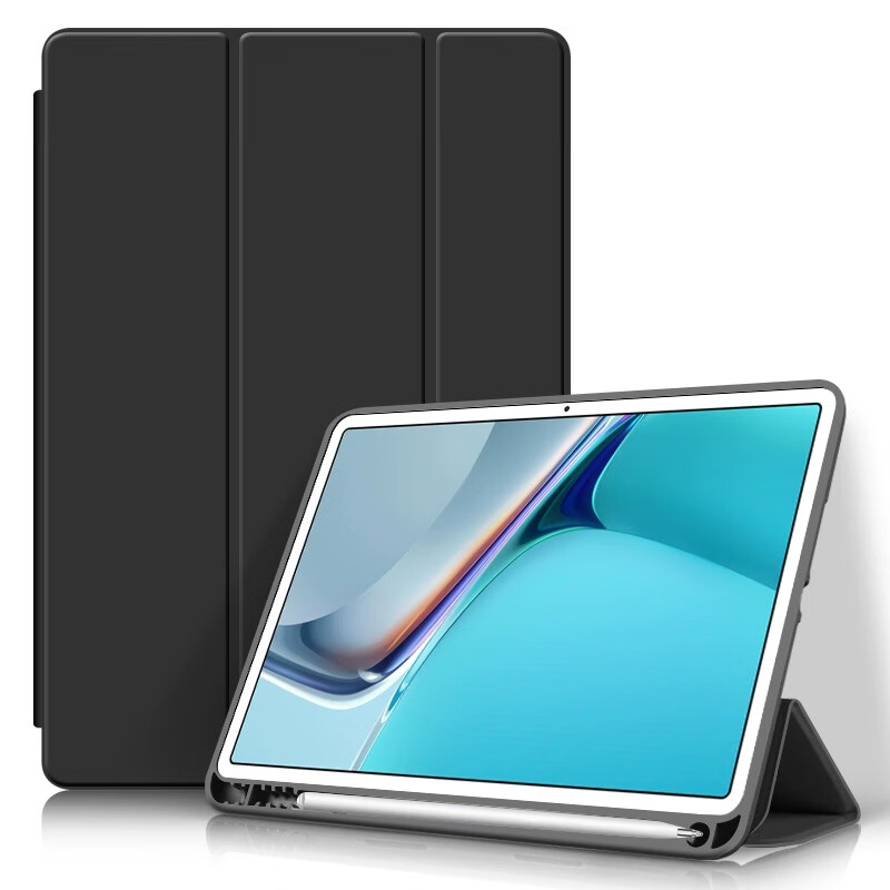 RBP IPad 9/8/7 Protective Case with Pencil Holder, 10.2-Inch Universal 2022/2021 Protective Cover, Apple Tablet Full Protection Shockproof Soft Case 9