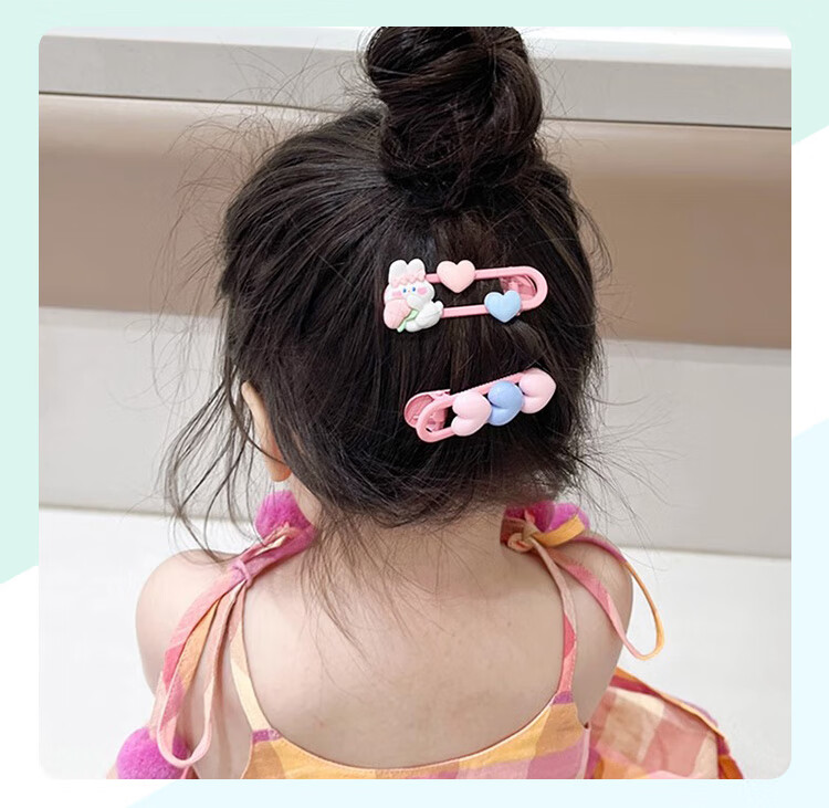 CHIMERA 10-Piece Children's Hair Clips, Bangs Claws, Duck Bill Clips, Hair Accessories, Side Clips, Barrettes, Girls' Birthday Gift 4